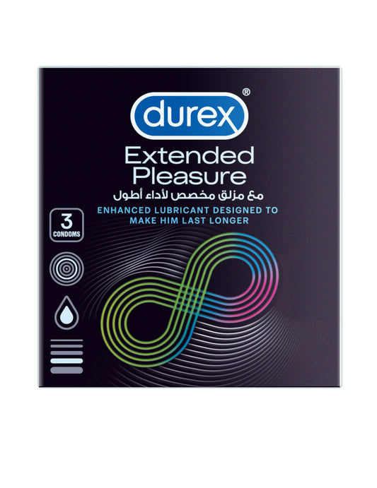 DUREX EXTENDED PLEASURE 3CONDOMS