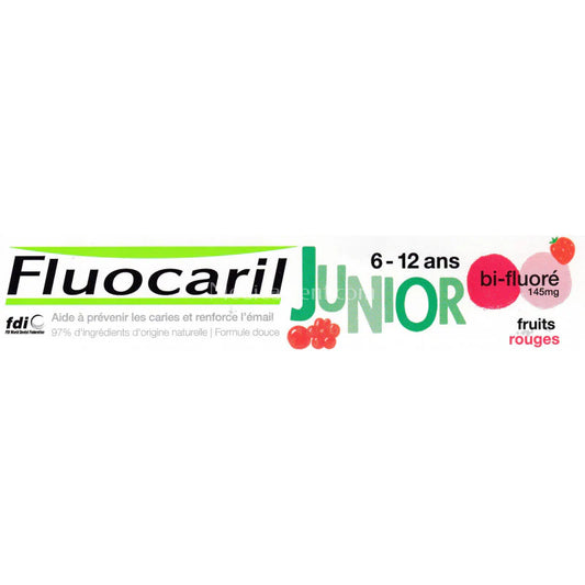 Fluocaril Junior Toothpaste 6-12 Years Red Berry 75 ML