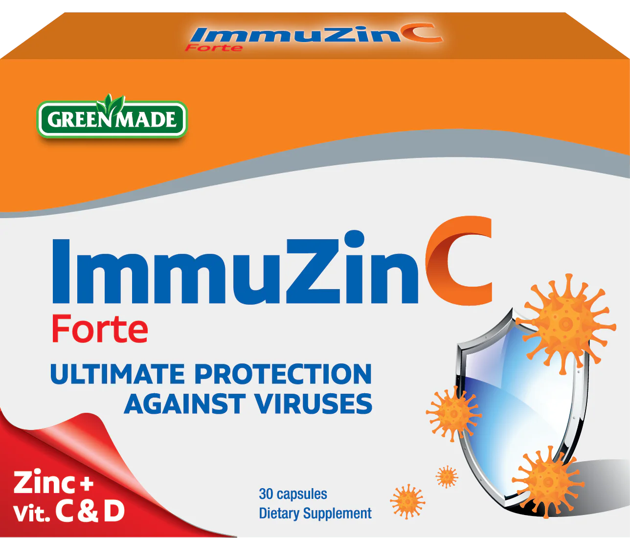 Green Made ImmuZinc Forte 30 Capsules