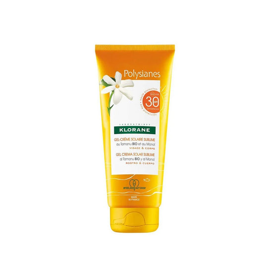 KLORANE POLYSIANES GEL CREME SOLAIRE SUBLIME FACE BODY 200ML