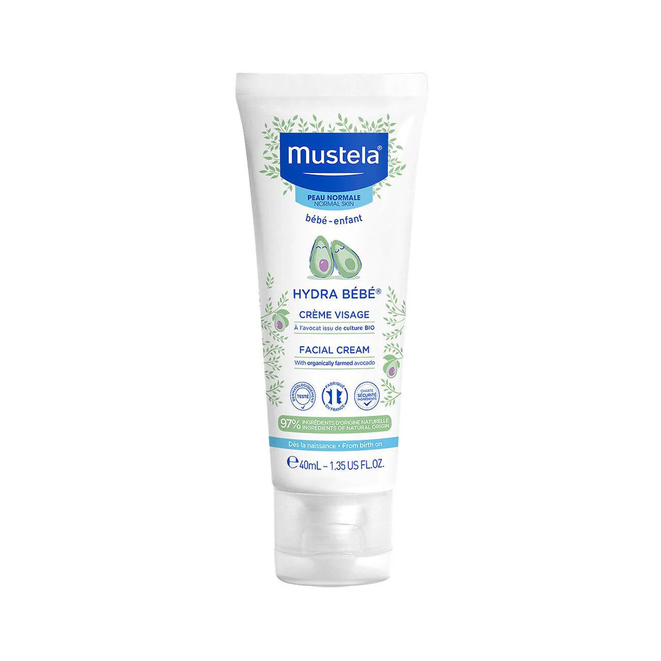 MUSTELA HYDRA BEBE VISAGE AVOCAT
