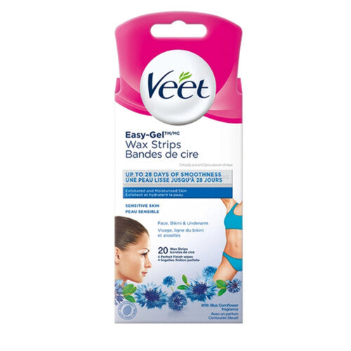 VEET 20 STRIPS FACE_BIKINI
