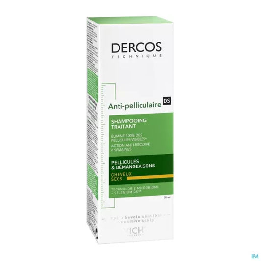 Vichy Dercos Anti Dandruff Shampoo for Dry hair 200m
