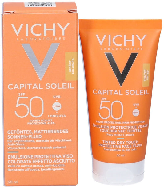 Vichy Capital Soleil BB Anti Shine Tinted Sunscreen for Combination to Oily Skin SPF 50+ 50ml