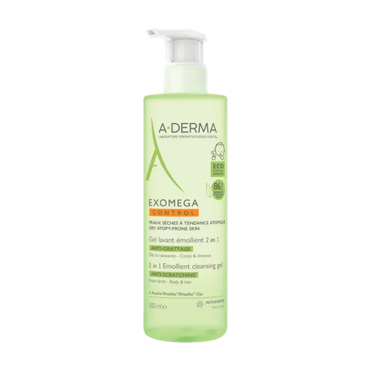 A-Derma Exomega Control Emollient Cleansing Gel